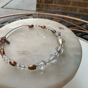 Alex and ani Swarovski beaded bracelet